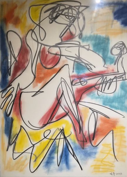 [2024] Untitled, Pastel on paper, Size Unknown